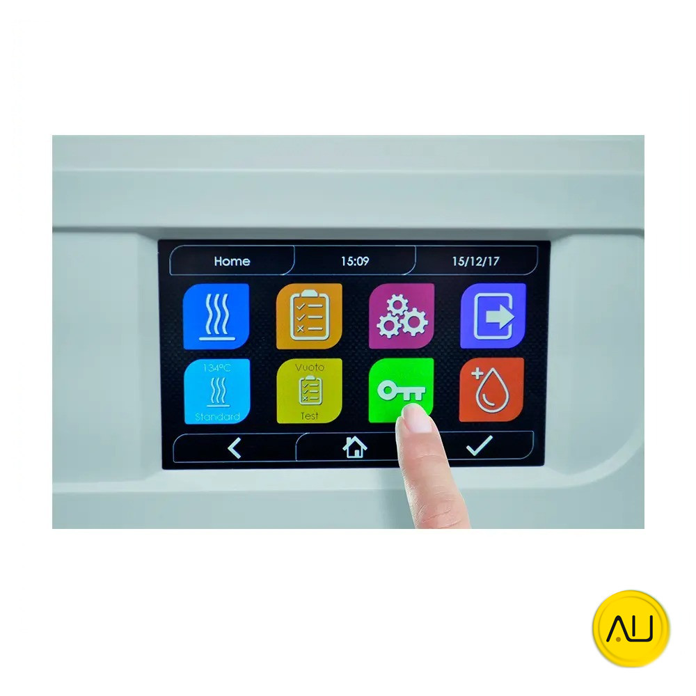 tienda-venta-servicio-tecnico-especializado-autoclave-dürr-dental-hygoclave-40-menu Detalle panel autoclave Dürr Dental modelo Hygoclave 40 en venta para comprar en la tienda de Au-autoclav.es