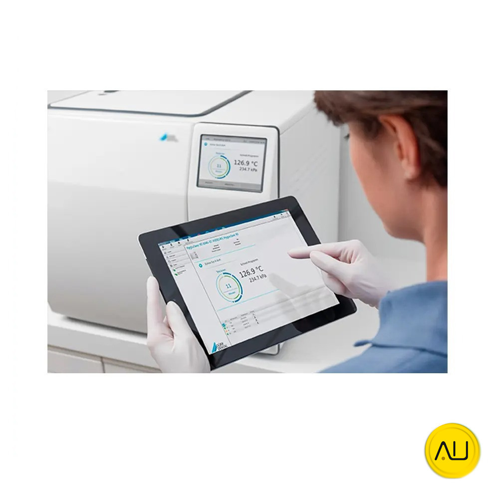 tienda-venta-servicio-tecnico-especializado-autoclave-dürr-dental-hygoclave-90-detail Uso con tablet del autoclave Dürr Dental modelo Hygoclave 90 en venta para comprar en la tienda de Au-autoclav.es