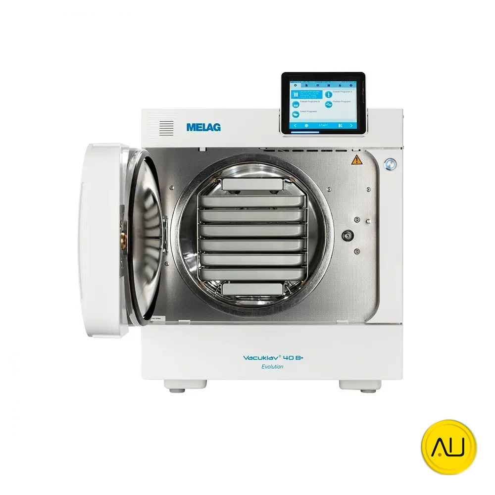 tienda-venta-servicio-tecnico-especializado-autoclave-melag-vacuklav-41b-evolution-open Autoclave Melag Vacuklav 41B+ Evo en venta para comprar en la tienda de Au-autoclav.es frontal abierto