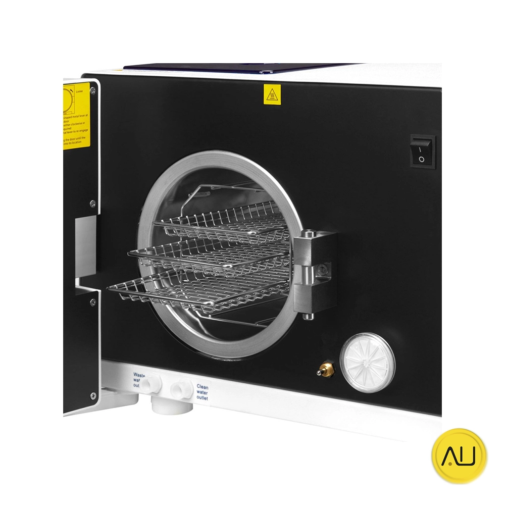 tienda-venta-servicio-tecnico-especializado-autoclave-lafomed-standard-line-12l-detalle-interior-camara Detalle interior cámara autoclave Lafomed Standard Line 12L en venta para comprar en la tienda de autoclav.es