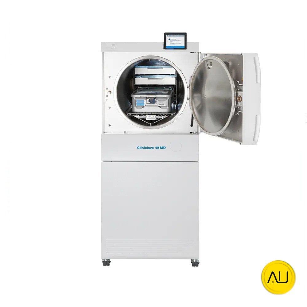 tienda-venta-servicio-tecnico-especializado-autoclave-melag-cliniclave 45MD-open Autoclave Melag Cliniclave 45MD en venta para comprar en la tienda de Au-autoclav.es frontal abierto