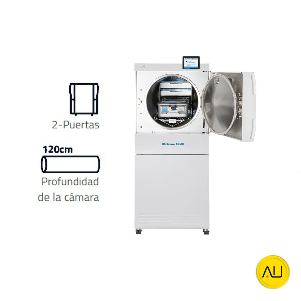 tienda-venta-servicio-tecnico-especializado-autoclave-melag-cliniclave-45md-abierto-detalles Frontal con detalles autoclave Melag Cliniclave 45MD en venta para comprar en la tienda de Au-autoclav.es