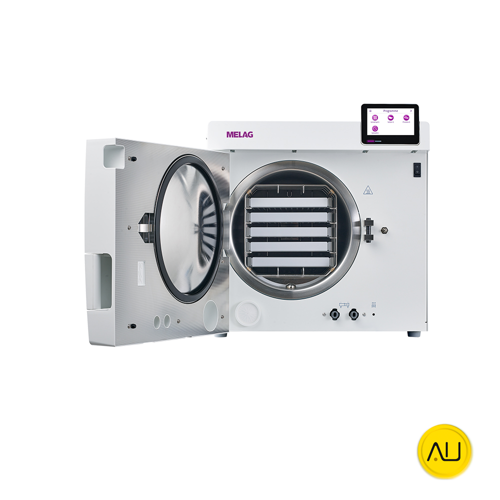 tienda-venta-servicio-tecnico-especializado-autoclave-melag-sterihero-vet-23-puerta-abierta Frontal puerta abierta autoclave Melag SteriHero Vet 23 en venta para comprar en la tienda de autoclav.es