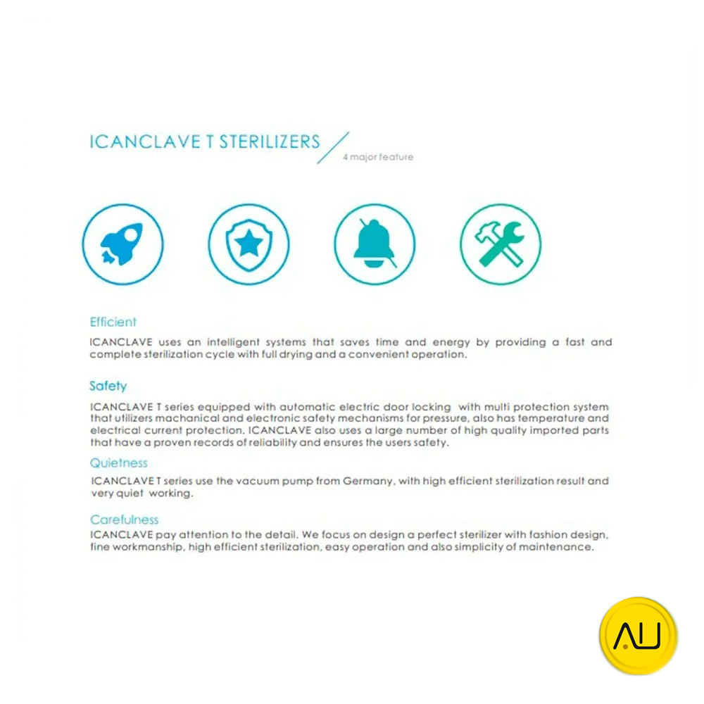 tienda-venta-servicio-tecnico-especializado-autoclave-t245-icanclave-informacion extra Detalles autoclave IcanClave T245 Clase B en venta para comprar en la tienda de Au-autoclav.es