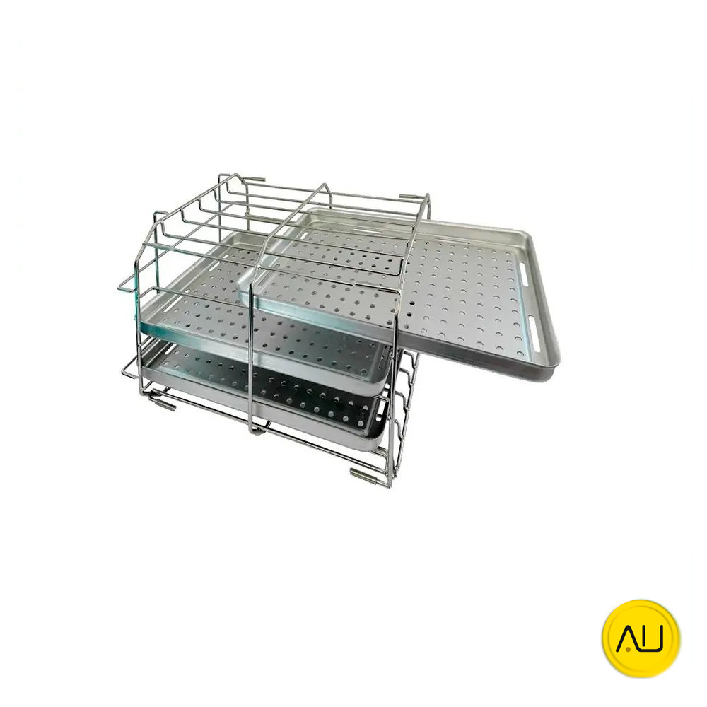 tienda-venta-servicio-tecnico-especializado-autoclave-technoflux-18 litros-clase-b-bandejas Bandejas autoclave Technoflux 18 Litros Clase B en venta para comprar en la tienda de Au-autoclav.es