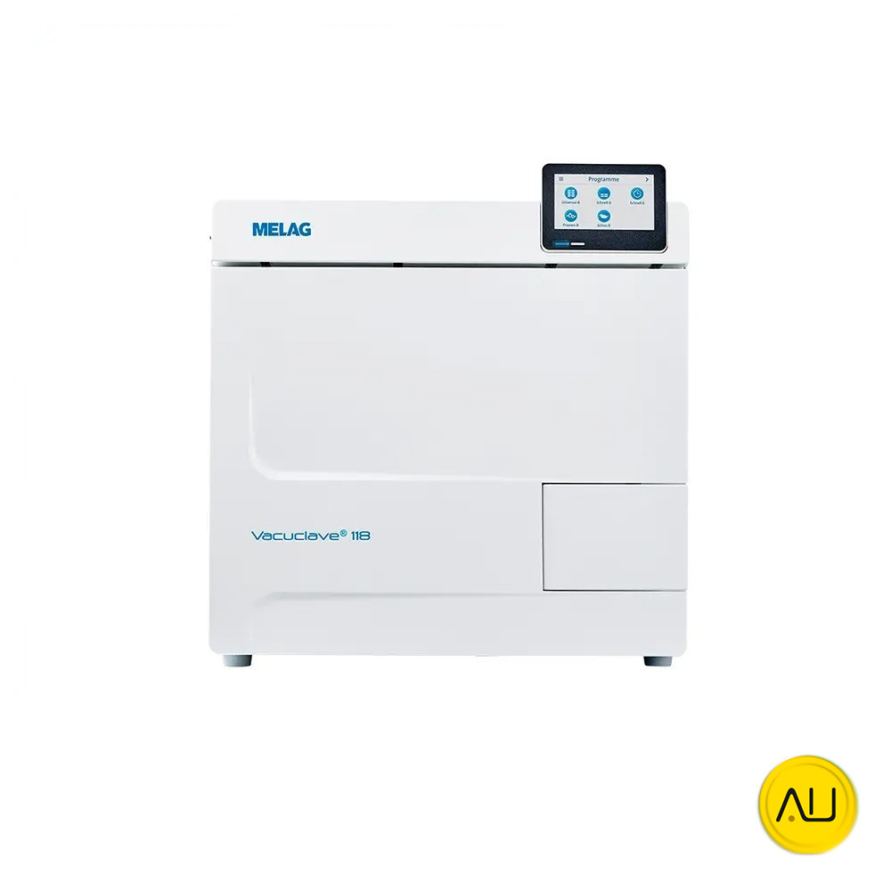 tienda-venta-servicio-tecnico-especializado-autoclave-melag-vacuclave-118-pro-line-frontal Frontal autoclave Melag Vacuclave 118 Pro Line en venta para comprar en la tienda de autoclav.es