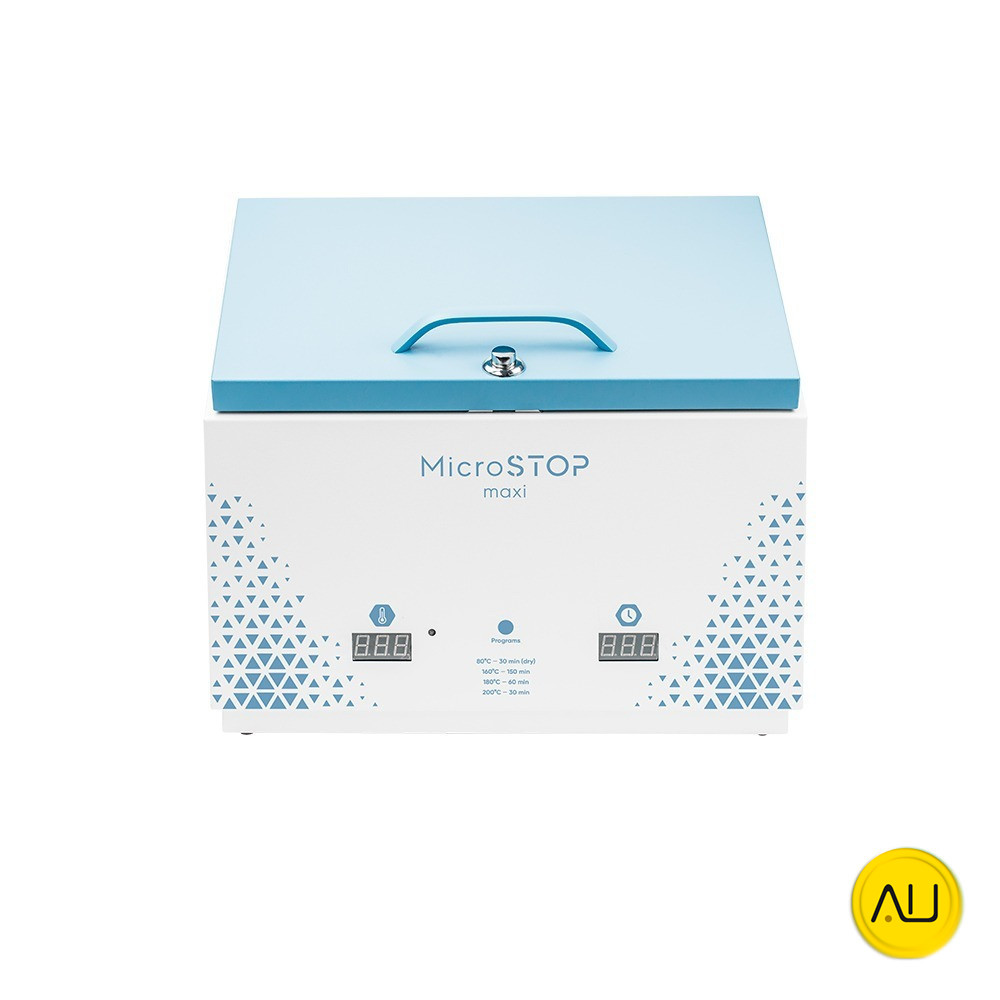 tienda-venta-servicio-tecnico-especializado-hornos-calor-seco-microstop-maxi-frontal Frontal horno de calor seco MicroSTOP Maxi en venta para comprar en la tienda de Autoclav.es