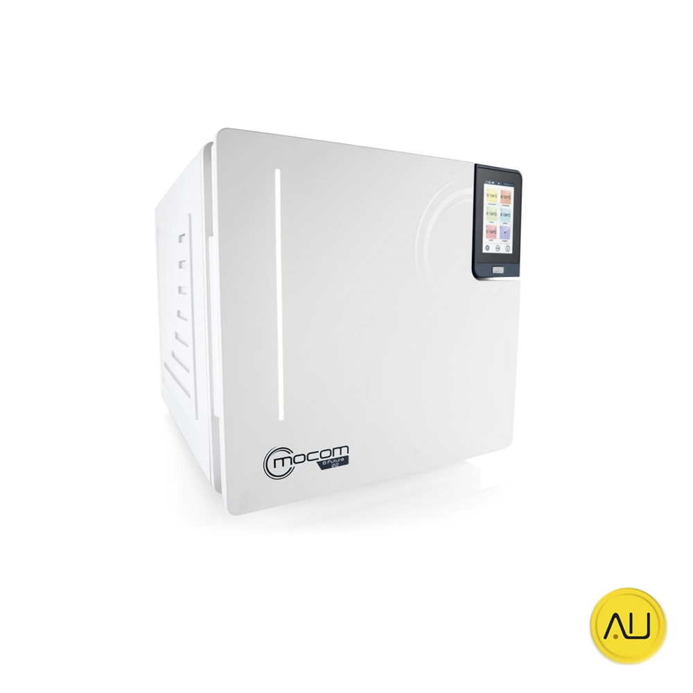 tienda-venta-servicio-tecnico-especializado-autoclave-mocom-b-futura-perspectiva-izquierda Perspectiva izquierda autoclave Mocom B Futura 17 litros, 22 litros, 28 litros en venta para comprar en la tienda de autoclav.es